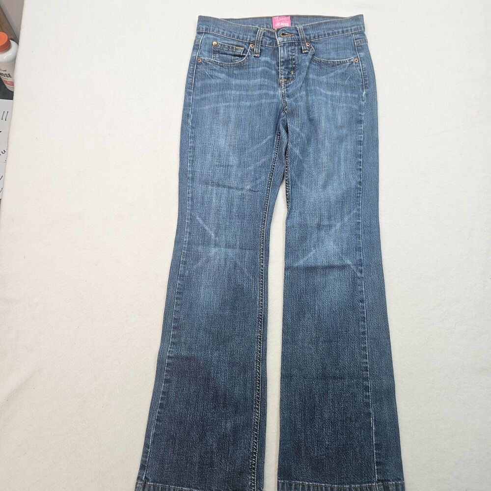 Drew The Limited Jeans Women's Size 2 Short Blue Denim Bootcut Stretch